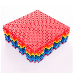  Anti Skidding PP Interlock Soprt Tiles Outdoor Waterproof Sports Surfaces Manufactures