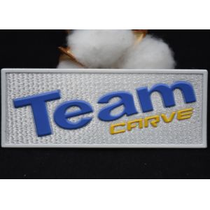 Buy cheap Tatami Fabric Custom Clothing Patch 3D Silicone Heat Transfer Patches from wholesalers