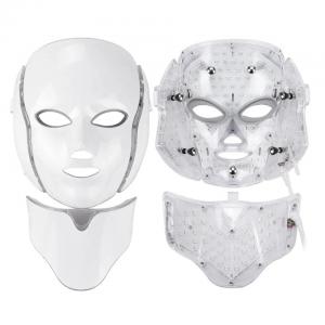  7 Colors LED Mask Phototherapy Light Facial And Neck Skin Beauty Therapy Manufactures