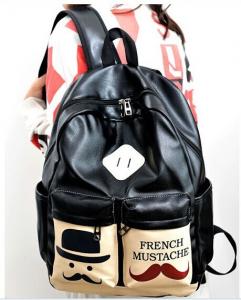  classical PU material Fashion backpack Manufactures