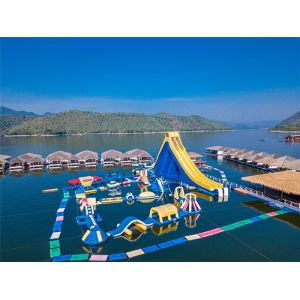 Entertainment Inflatable Water Park Games For Pool Manufactures