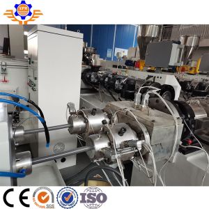 PVC Pipe Extrusion Line Double Screw 220 - 415V Input Voltage