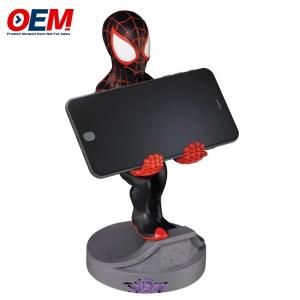  Spidman Mobile Phone Holder Made Desk Office Home Desktop Toy OEM PVC Phone Holder Figure Manufactures
