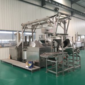  Fried Peanuts Making Machine / Groundnut Fryer Production Line High Performance Manufactures