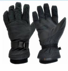  winter gloves outdoor gloves ski gloves mountain gloves black color adults size nylon fabric Manufactures