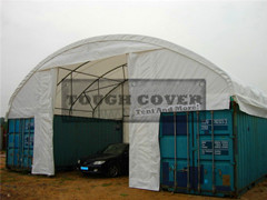  Portable and Relocated 10.9m(36ft) Wide Container Tent Manufactures