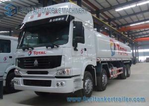  Howo 8x4 Sinotruk Fuel Chemical Tanker Truck , 310HP Carbon Steel Tanker Truck Manufactures