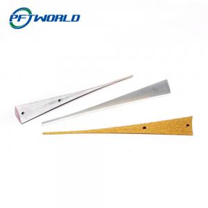 China Triangular Prism, Audio Panel Decoration, Anodized Aluminum Parts, Red &Amp; Yellow, Sheet Metal Parts on sale