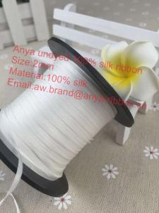  2mm undyed 100% pure silk embroidery ribbon,silk ribbon，embroidery ribbon，pure silk ribbon，silk satin ribbon，100% silk Manufactures