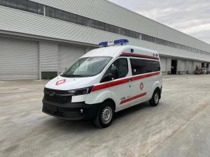 85kw Engine Power Emergency Ambulance Car With Rear Drum Brake System Manufactures