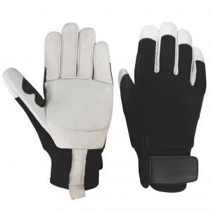 Breathable Spandex EN388 Anti Vibration Cut Resistant Gloves With Pad Manufactures