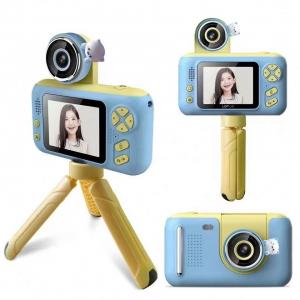  180 Degree Kids Digital Cameras Blue 10.4x5.4x3.6cm Waterproof Manufactures