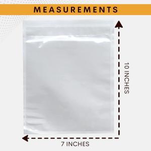  100 Pack 7x10 Shipping Label Sleeves - Packing Slip Envelope Pouches with Self-Adhesive Peel & Seal Manufactures