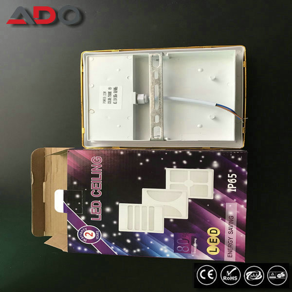 90LM/W Golden Square PP 20W LED Bulkhead Lamp