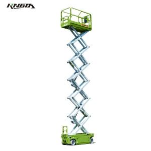  MEWP Self-Leveling Scissor Lift Working Height 16.0m Personnel Lift Manufactures