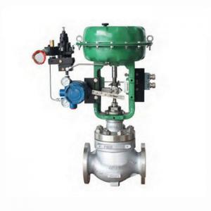  DN20 Diaphragm Actuated Control Valve 1.6Mpa Pneumatic 3 Way Flange Valve with Positioner Manufactures
