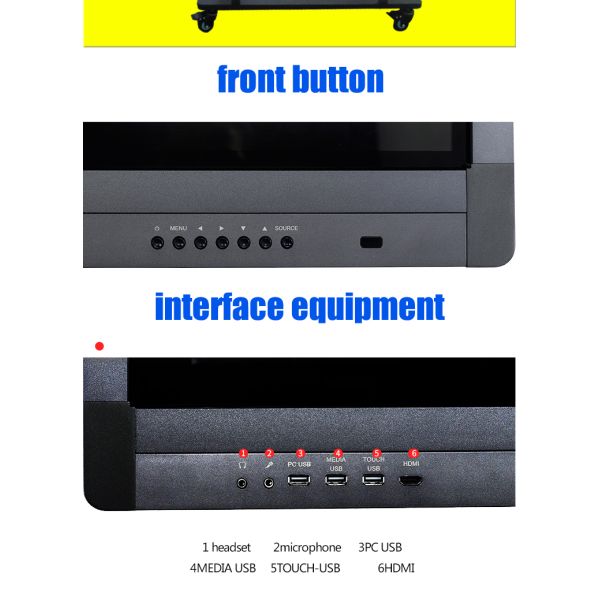Wifi Smart All In One Pc Touchscreen , Interactive Whiteboard Pc Mit Touchscreen