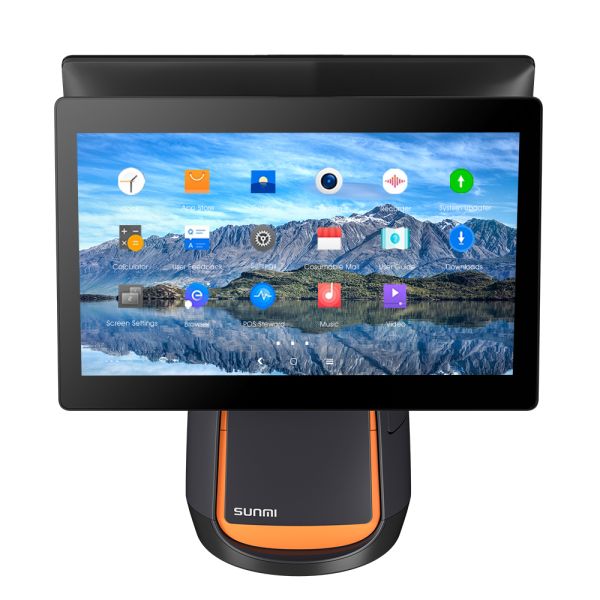 Table Portable POS Terminal SUNMI T2s Dual Screen All In One Billing Pos Machine