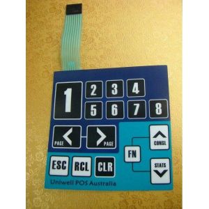  Flexible Membrane Switch Keypad , Embossed Tactile Membrane Switch Manufactures