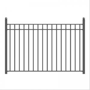  Home Garden Iron Wrought Fence Ornamental Black Decorative Metal Manufactures