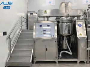 200L Vacuum Emulsifier Mixer Vasline Body Lotion Homogeneous Vacuum Emulsifying Machine Manufactures