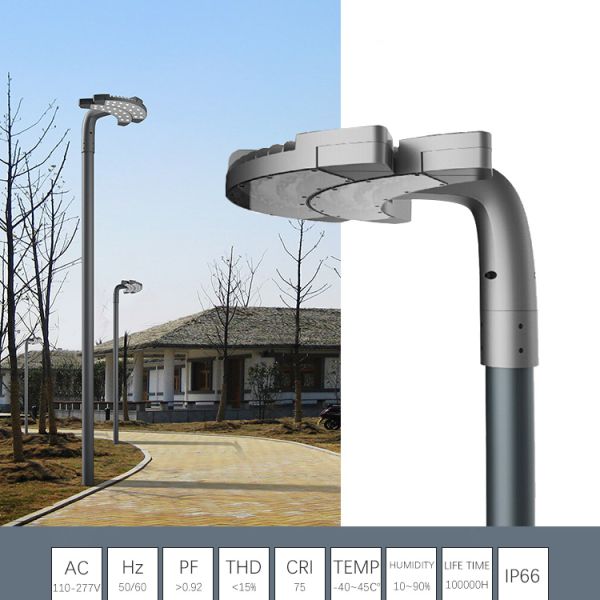 Outdoor Light Solar System Powered Available Custom Post Lamp LED Garden Lights