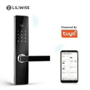 China Wifi Tuya Smart Electronic Door Lock Code Card Key Lock on sale