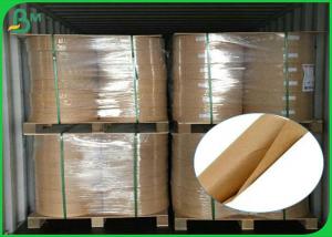  Eco Friendly Large Kraft Paper Roll , 60 gsm 120gsm Food Grade Kraft Paper Manufactures