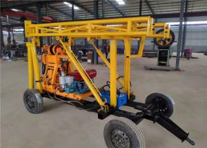  100m Trailer Mounted Full Hydraulic DTH  Water Drilling Machines For Sale Manufactures