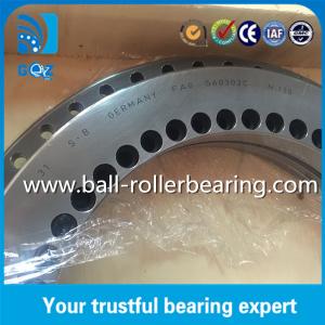  Double Direction Rotary Table Ball Bearing Slewing Ring FAG 560302C Non Teeth Gear Type Manufactures