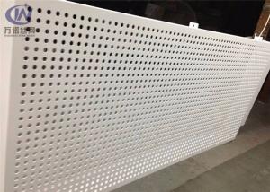  1220*2440mm Round Hole Bending Perforated Aluminum Sheet Metal for Inner Decoration Manufactures