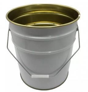  Conical Shape 20 Liter Metal Paint Bucket Tinplate Barrel Manufactures