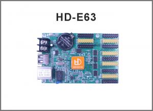 China HD-E63(HD-E41) Ethernet display controller network +USB communication control system for LED display signs on sale