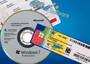 China Software Windows 7 Professional Box Win7 Pro Oem License Activation Key on sale