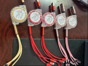  Wide Device Compatibility Three In One Data Cable 3 In 1 Data Transfer Cable 5V 2.4A Manufactures