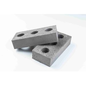 3Holes grey brick for building projects