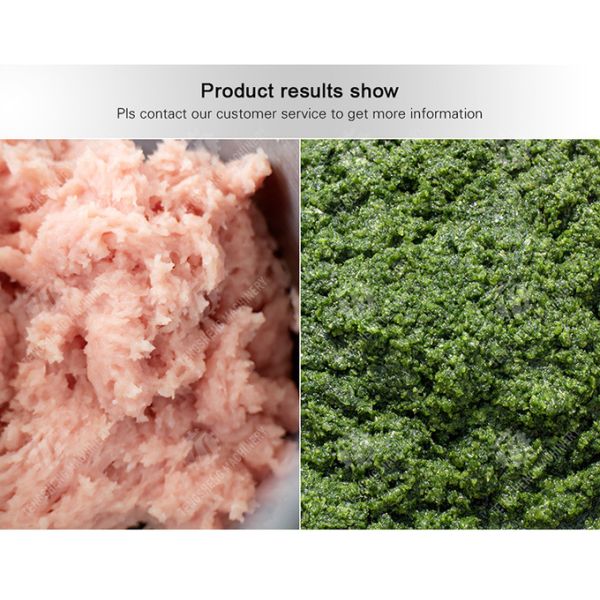 6 Liters 100KG/H SS Meat Processing Machine Food Crusher