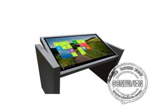 China New Type 46''55''65'' Indoor Touch Screen Kiosk Adjustable View Multi Touch Table on sale