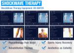 Pnumatic physiotherapy pain relief acoustic wave shockwave therapy equipment