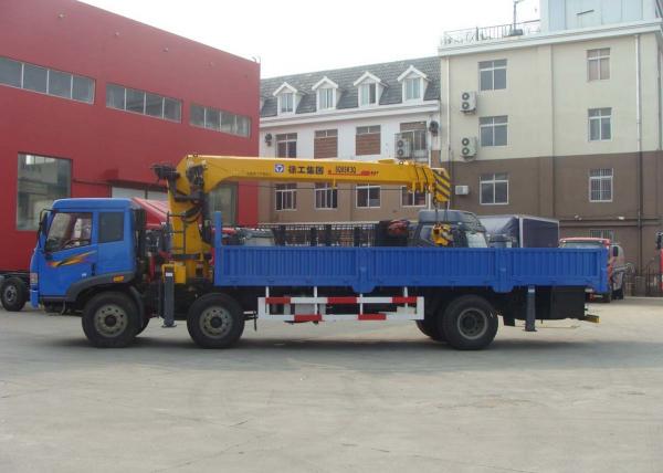 Quality 8 Ton Telescoping Boom Truck Crane , Hydraulic truck loading crane for sales for sale