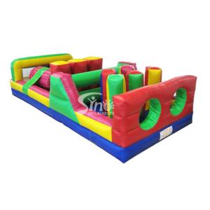 Buy cheap 9m Long Kids Energy Challenge Inflatable Obstacle Course Pvc Tarpaulin From Sino from wholesalers