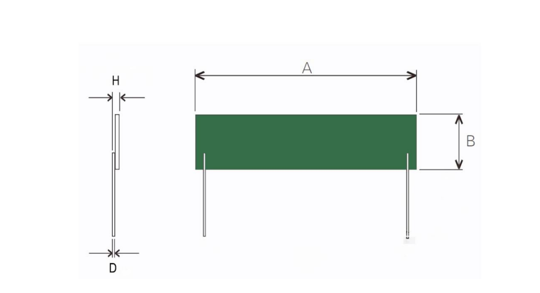 1W 10-1G OHM High Voltage Resistors Planar For High Voltage Measurement Equipment