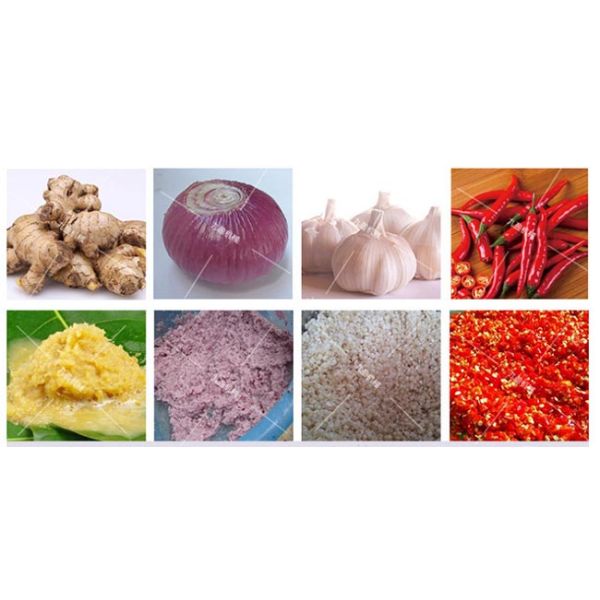 Crush Garlic Processing Equipment Fruit Broken Onion Mincer Chili Grinder