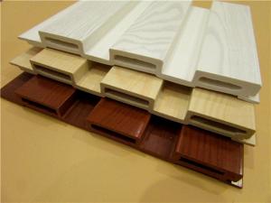 China ISO Approval WPC Wall Profiles Plastic Wall Cladding PVC Covering Boards on sale