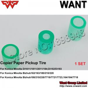 China ADF Paper Feed Roller skin DI152 DI183 pickup tire Bizhub 162 163 180 210 220 164 184 7718 rubber For Konica Minolta on sale
