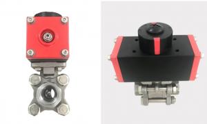 China air rotary actuator Pneumatic Ball Valve Actuator 90 degree control ball valves on sale