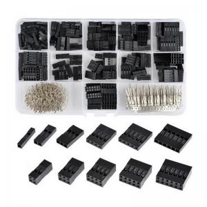 China 620pcs 0.1 Male Female Dupont Wire Jumper Kit Connector Header Housing Assortment M/F Crimp Pin For Arduino Raspberry on sale