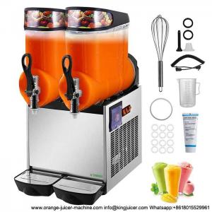China 2x12L Dual Bowl Cafes Restaurants  Margarita Ice Machine Slushie Maker on sale