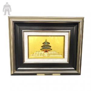 China Indoor  Colorful Square  Metal Frame Art Plating Finished Decorative on sale