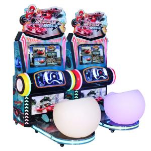 Wheel Car Racing Game Machine / One Player Children Arcade Racing Game Machine